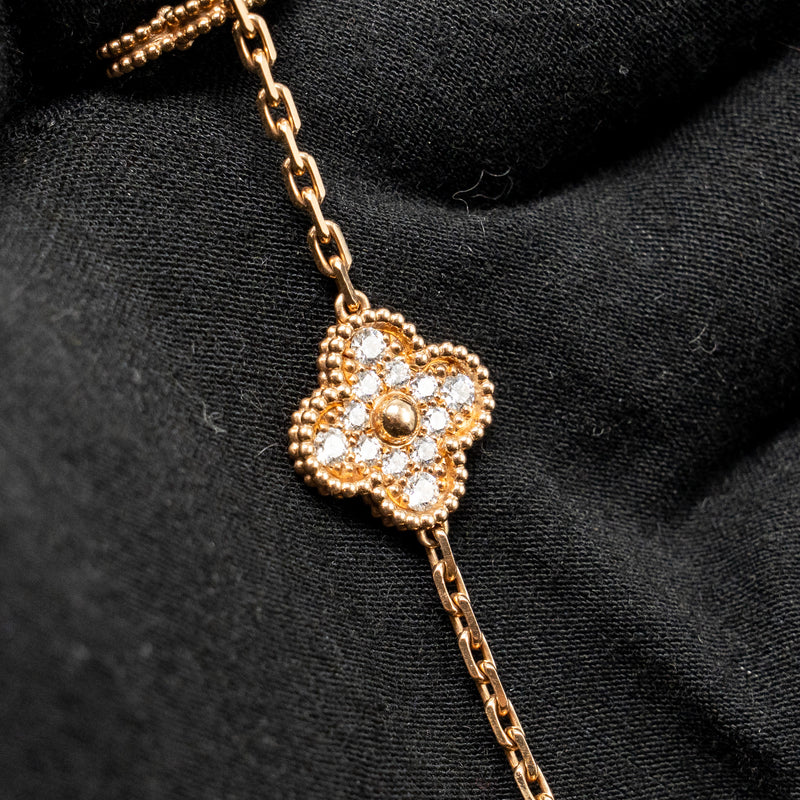 Van Cleef Motif Bracelet Mother Of Pearl Van Cleef Arpels Vintage