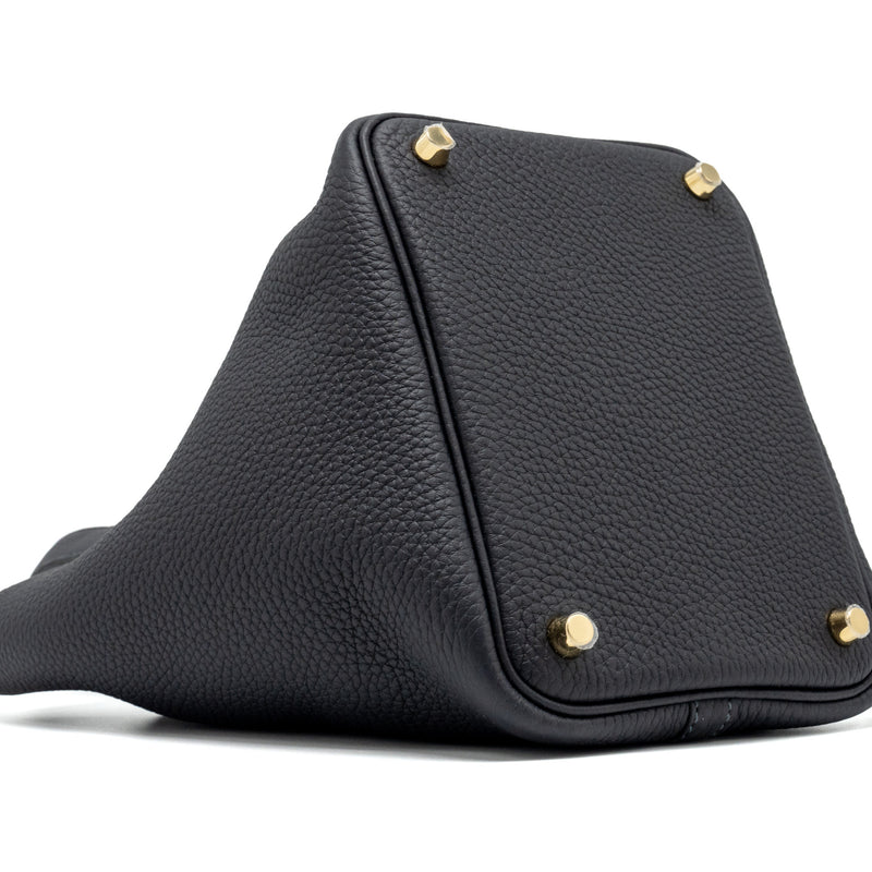 Hermes Picotin 18 Lock Bag Clemence Caban GHW Stamp B