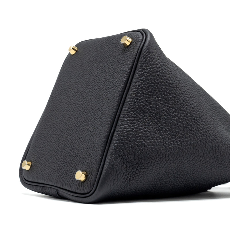 Hermes Picotin 18 Lock Bag Clemence Caban GHW Stamp B