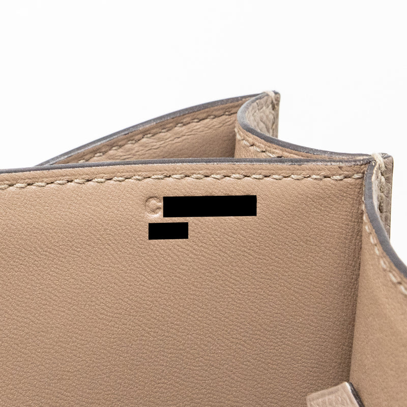 Hermes constance 24 epsom Gris Asphalte GHW stamp C