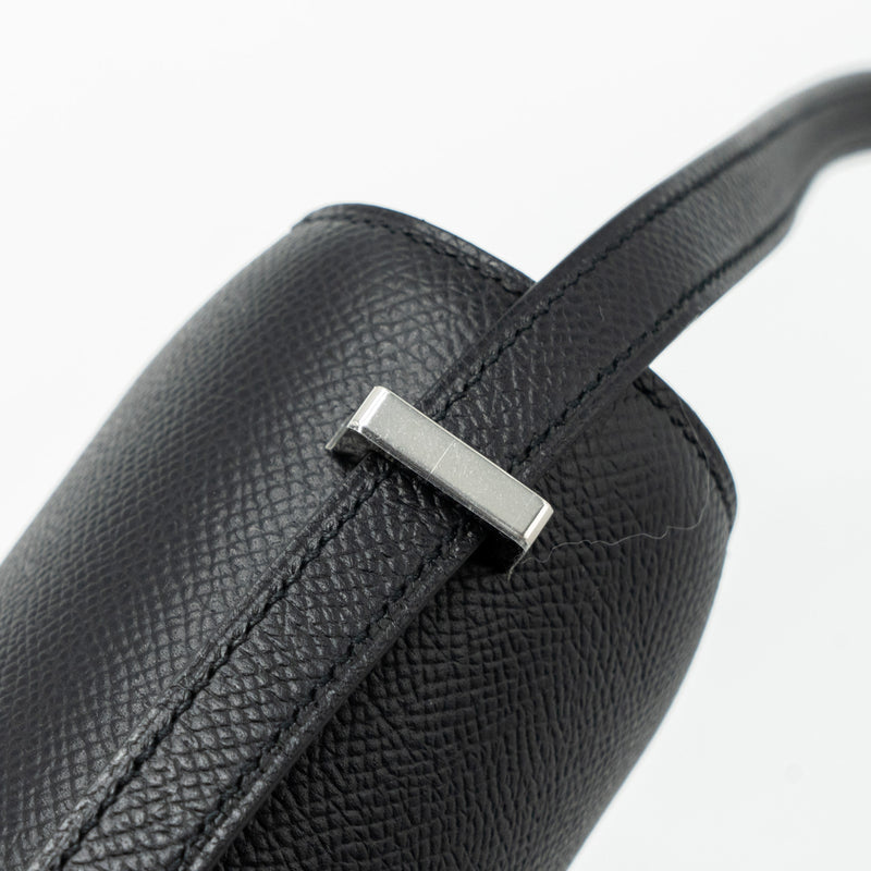Hermes mini constance epsom black SHW stamp B (new version)