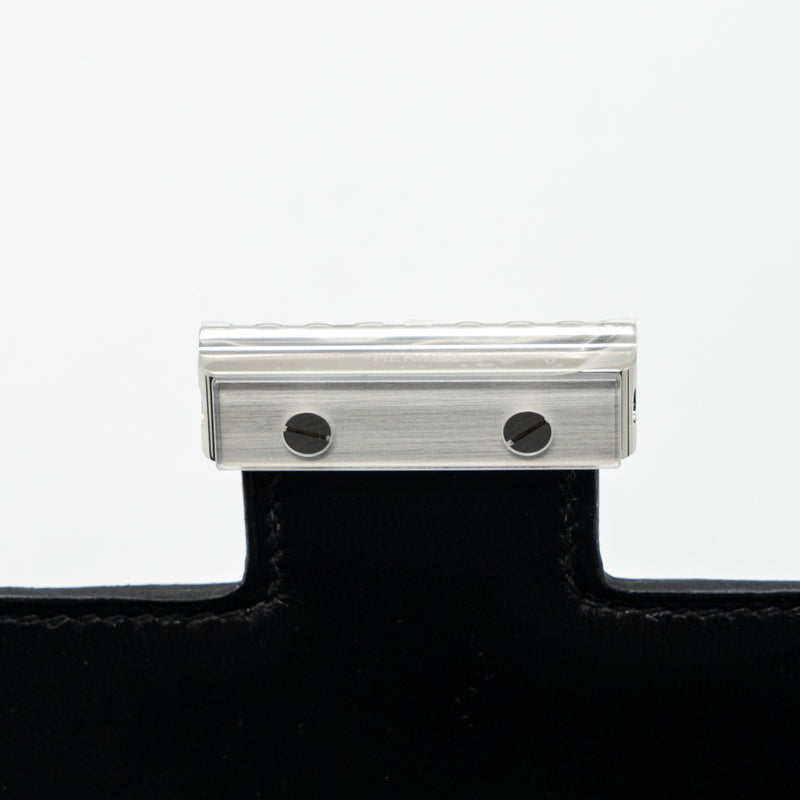 Hermes mini constance epsom black SHW stamp B (new version)