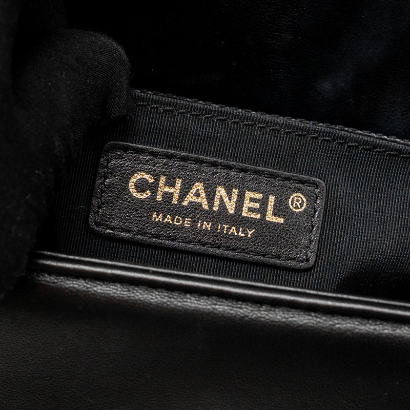Chanel Medium Boy Bag Lambskin Black GHW