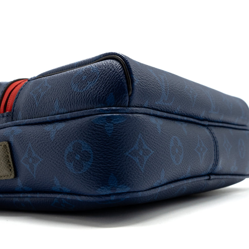 Louis Vuitton Messenger Bag Monogram Canvas Pacific Blue/ Multicolour Hardware