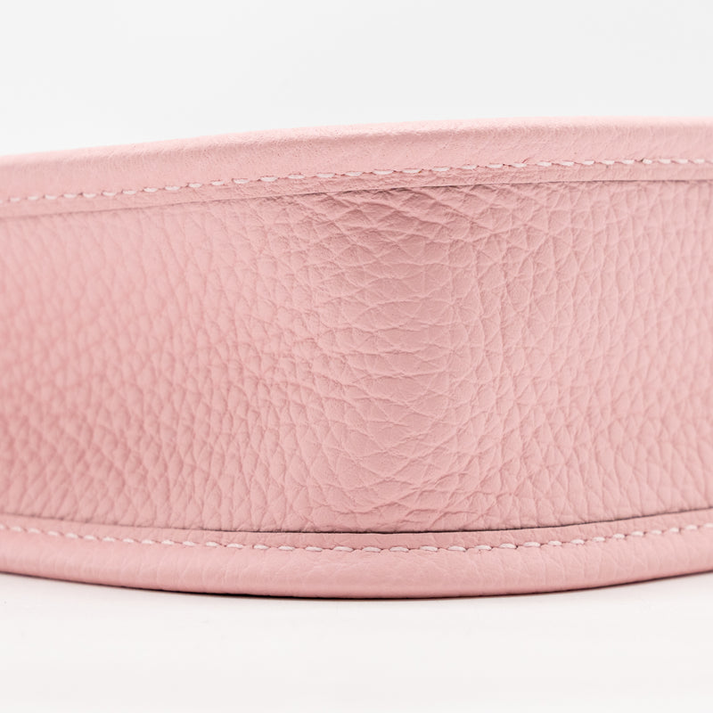 Hermes Mini Evelyne Clemence Rose Sakura SHW Stamp K