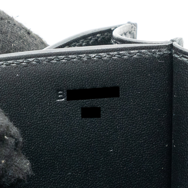 Hermes mini constance epsom black SHW stamp B (new version)