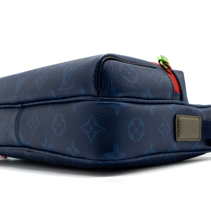 Louis Vuitton Messenger Bag Monogram Canvas Pacific Blue/ Multicolour Hardware