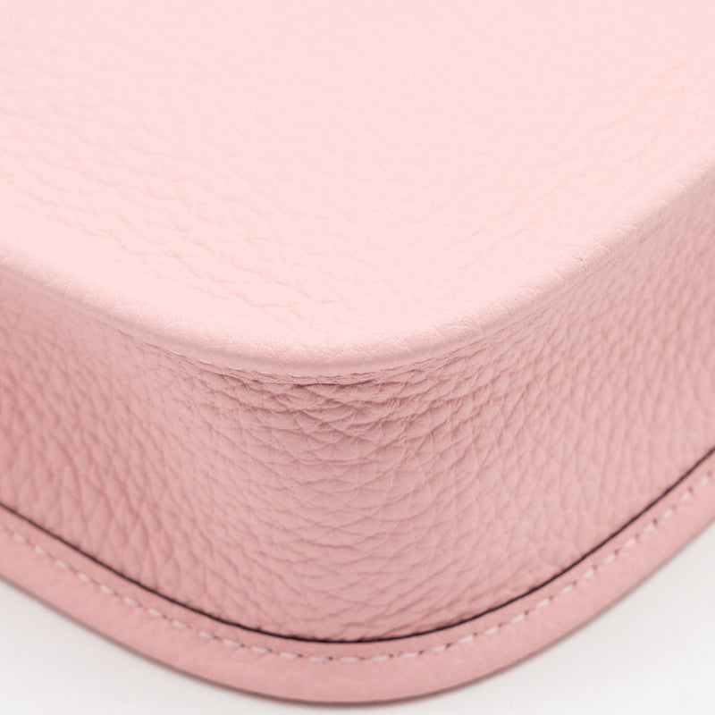 Hermes Mini Evelyne Clemence Rose Sakura SHW Stamp K