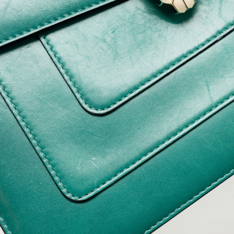 Bvlgari Serpenti Forever Bag Calfskin Green LGHW