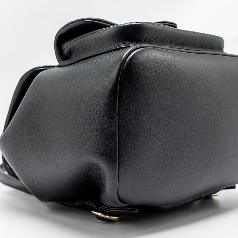 Chanel Large Duma Backpack Calfskin Black LGHW (microchip)