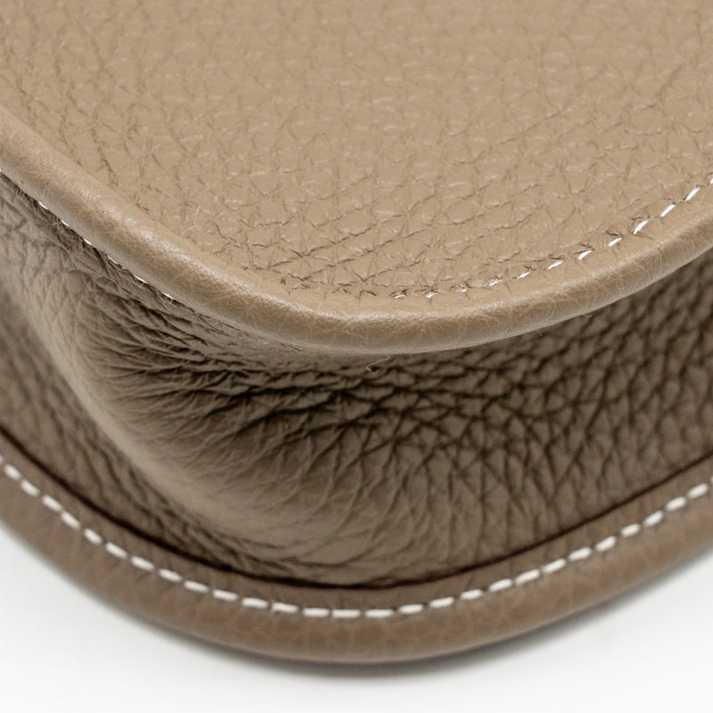 Hermes Mini Evelyne clemence etoupe GHW stamp K