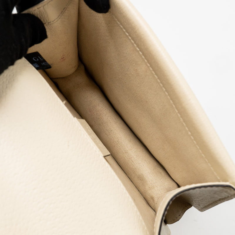 Gucci Mini Dionysus Bag Calfskin White SHW