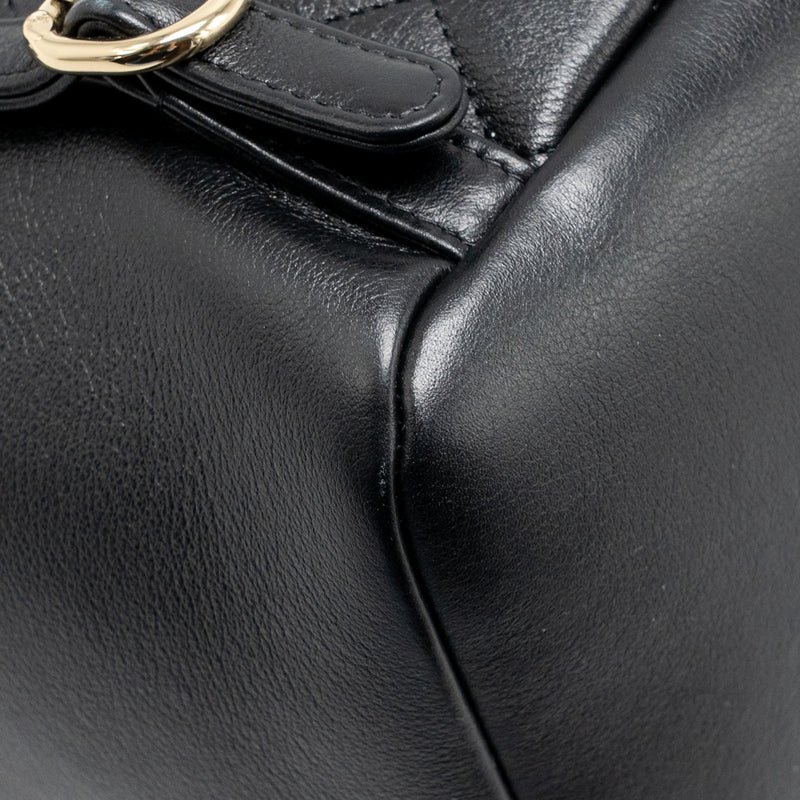 Chanel Large Duma Backpack Calfskin Black LGHW (microchip)