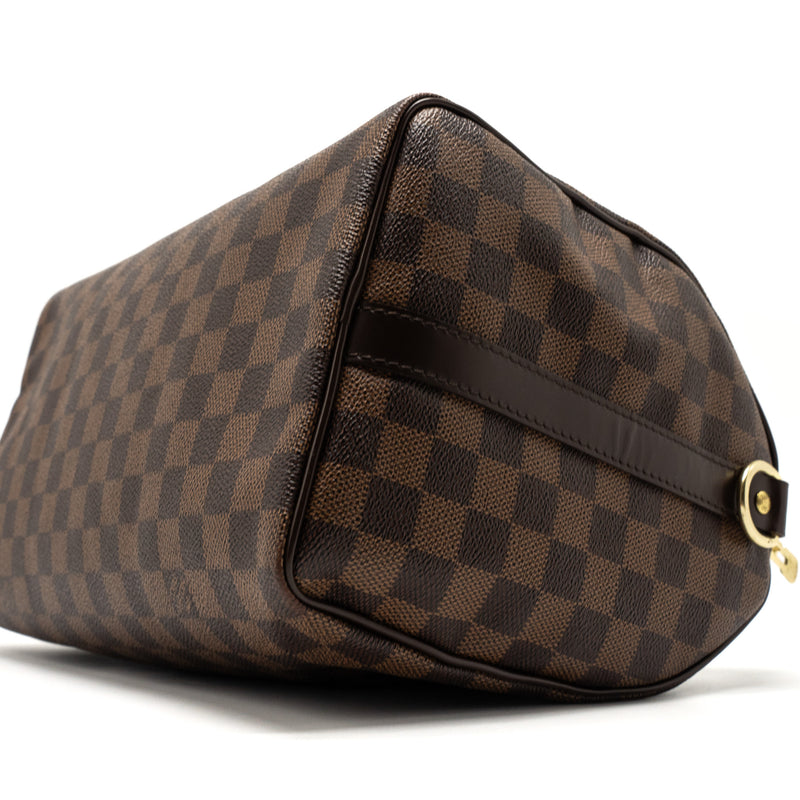 Louis Vuitton Speedy 30 Bandouliere Damier Ebene Canvas GHW