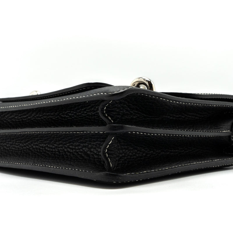 Hermes Roulis 23 Clemence Black SHW Stamp Square R