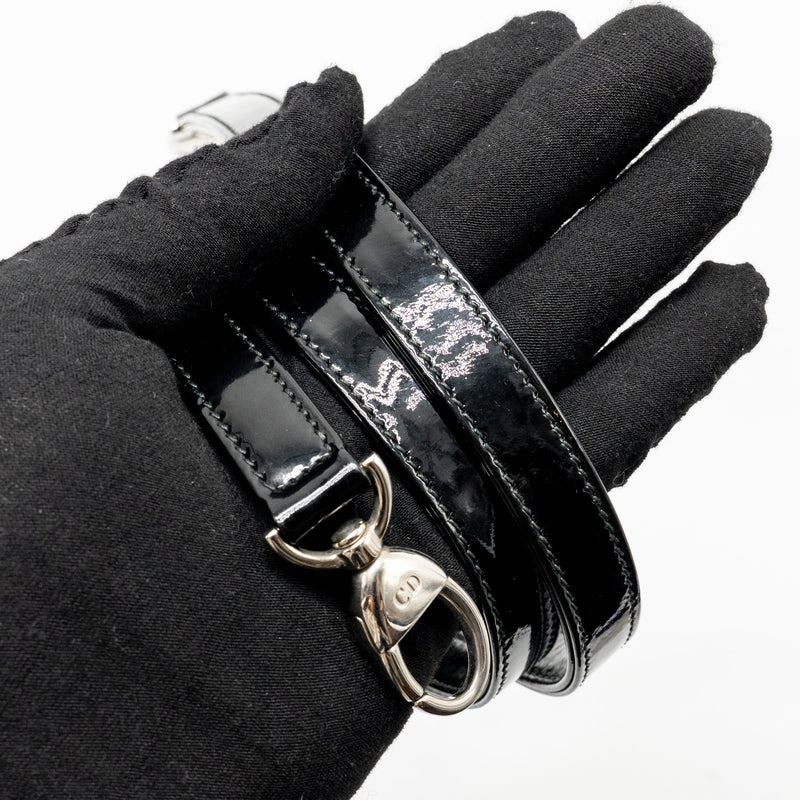 DIOR Medium Lady Dior Patent Leather Black SHW