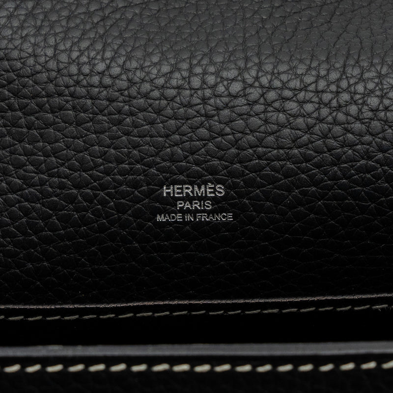 Hermes Roulis 23 Clemence Black SHW Stamp Square R