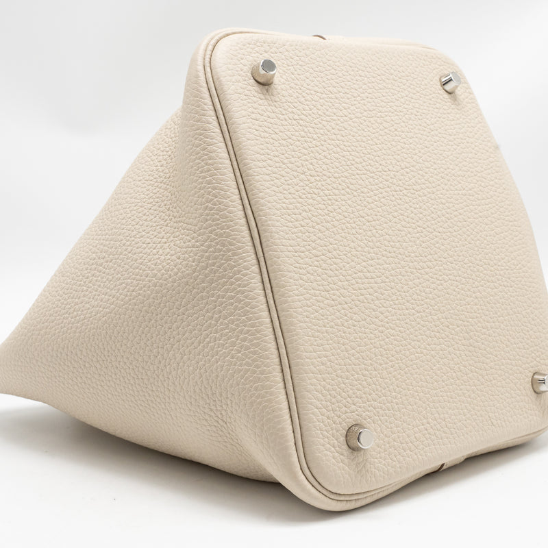 Hermes Picotin 22 clemence craie SHW stamp Z