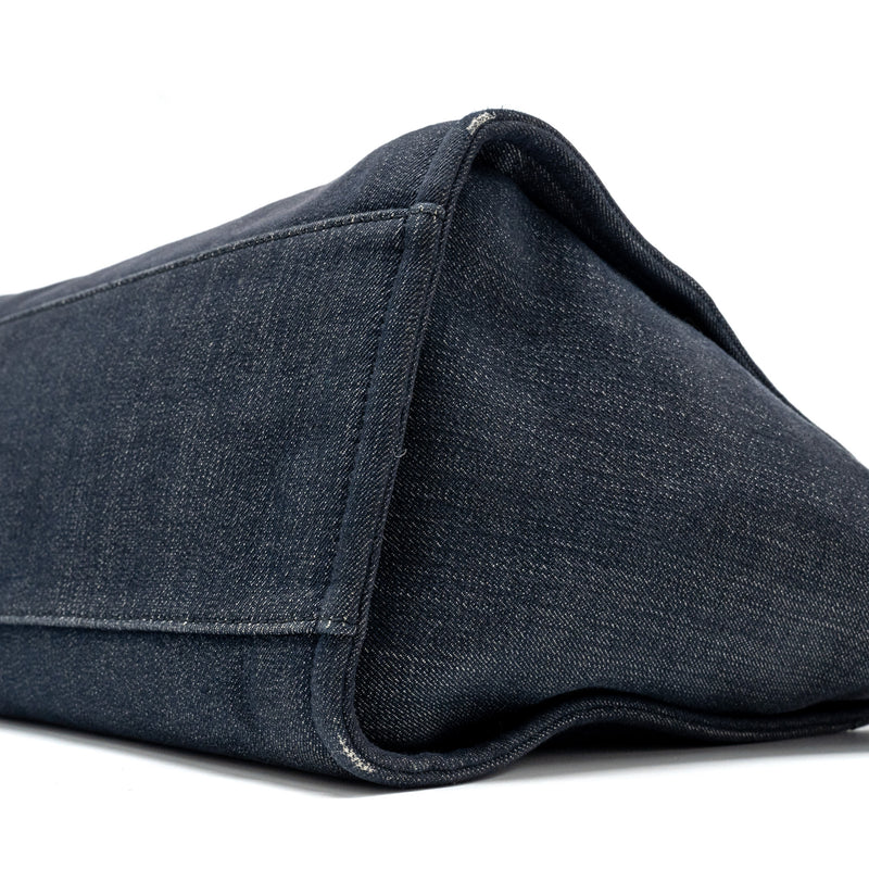 Chanel Deauville tote bag denim/calfskin dark blue SHW