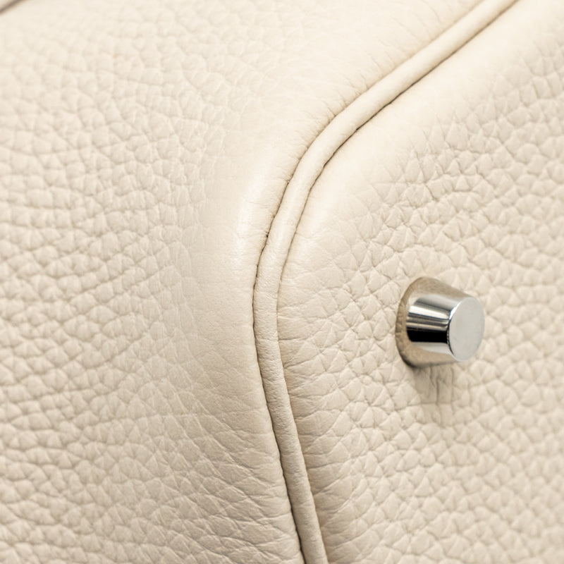 Hermes Picotin 22 clemence craie SHW stamp Z