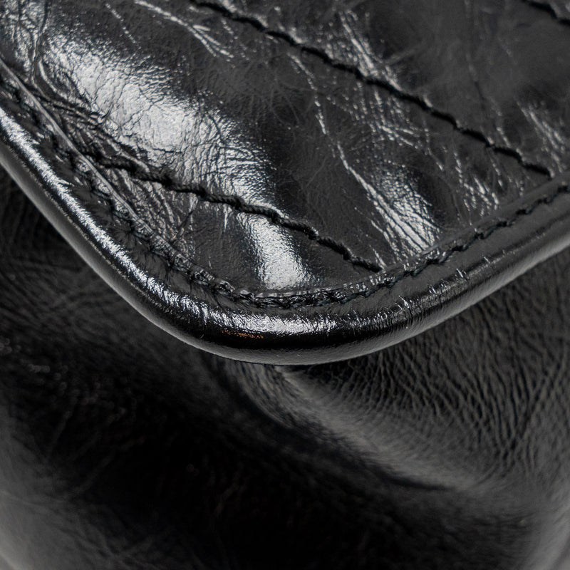 Saint Laurent/YSL Medium Niki Chain Bag Vintage Calfskin Black SHW