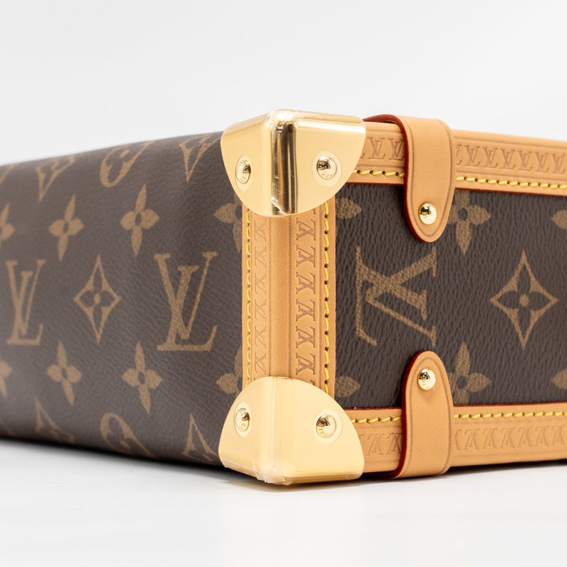 Louis Vuitton Side Trunk MM Monogram Canvas GHW