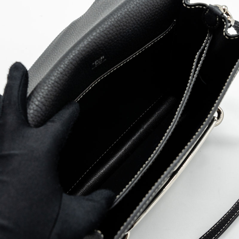 Hermes Roulis 23 Clemence Black SHW Stamp Square R