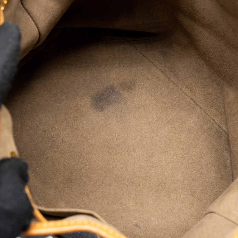 Louis Vuitton Petit Noe Black Multicolour Monogram Canvas GHW