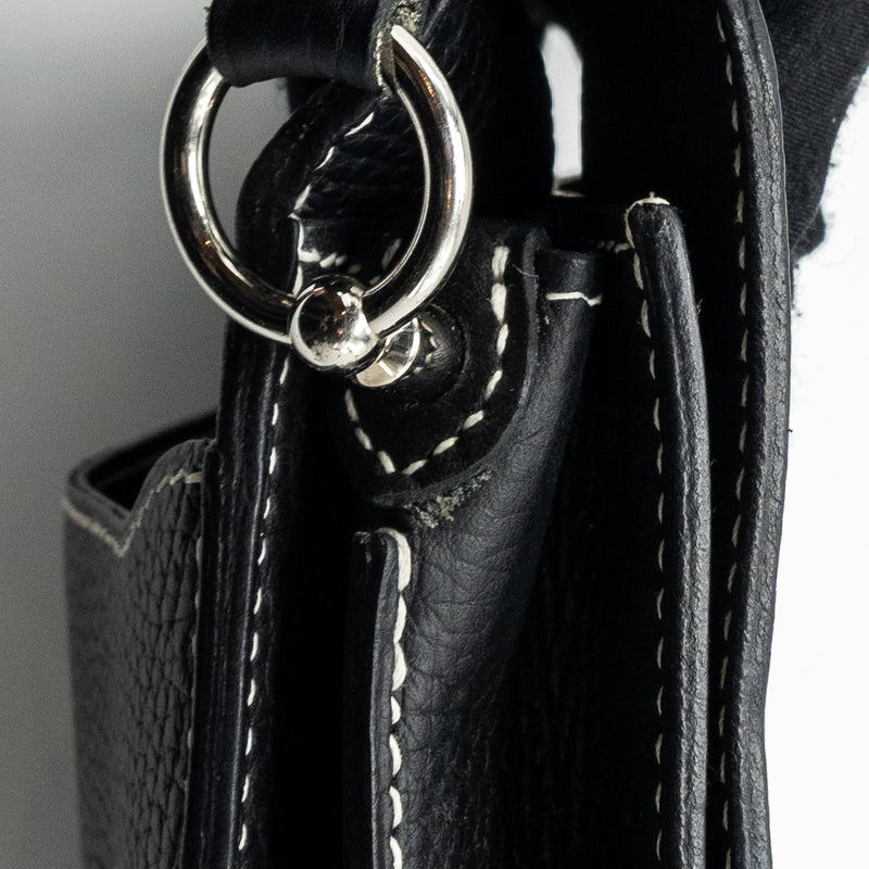 Hermes Roulis 23 Clemence Black SHW Stamp Square R