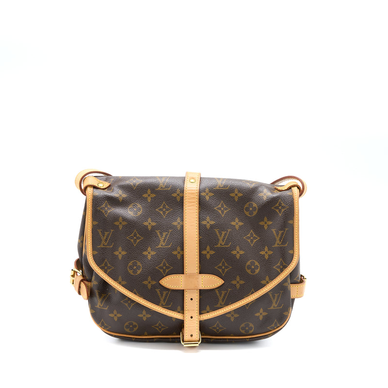 Louis Vuitton Double Side Crossbody Bag Monogram Canvas GHW