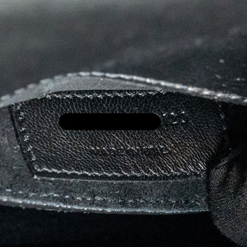 Saint Laurent/YSL Medium Sunset Bag Smooth Leather Black GHW