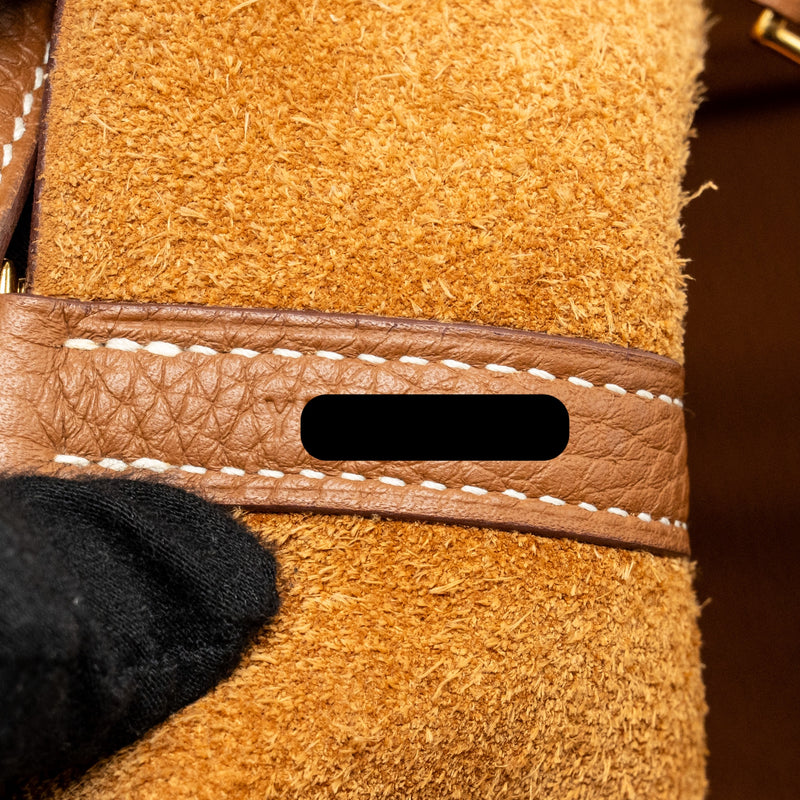 Hermes Picotin 18 Lock Bag Clemence Gold GHW Stamp Y