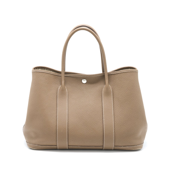 Hermes Garden Party 36 Negonda Etoupe SHW Stamp C