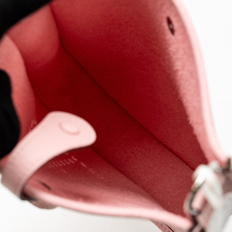 Hermes Mini Evelyne Clemence Rose Sakura SHW Stamp K