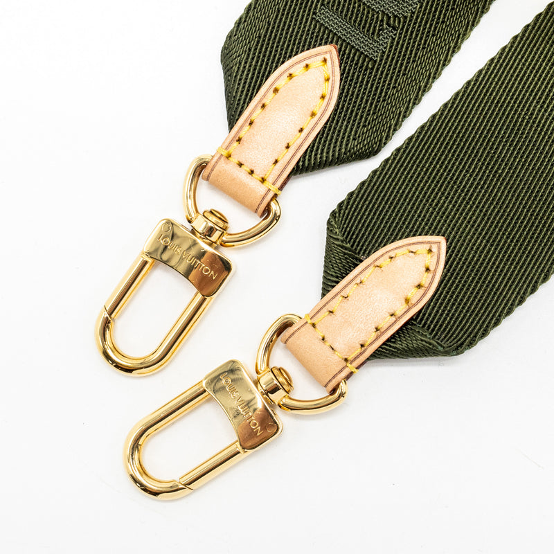 LOUIS VUITTON Bandouliere Shoulder Strap Khaki GHW