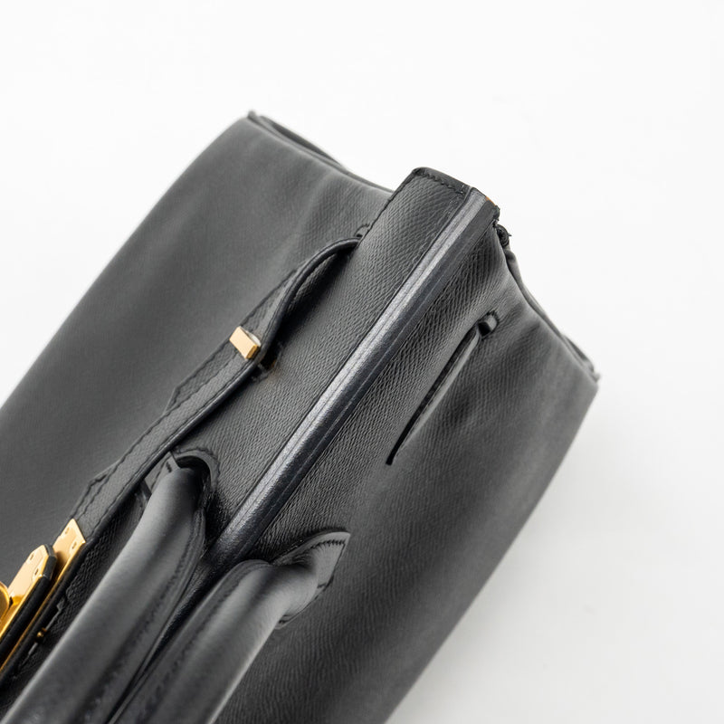 Hermes Birkin 30 Epsom Black GHW Stamp A