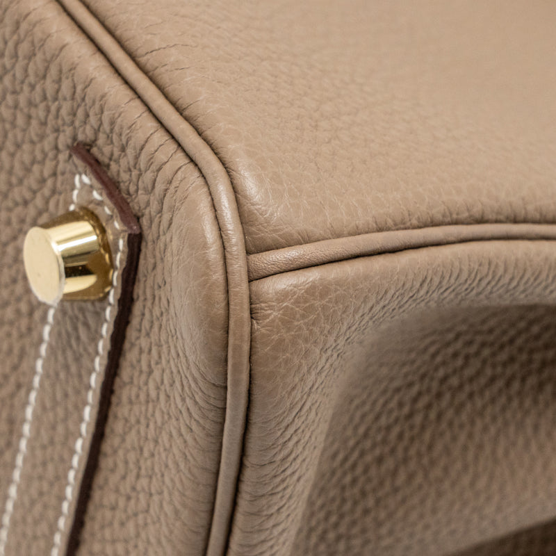 Hermes Birkin 25 Togo Etoupe GHW Stamp Z
