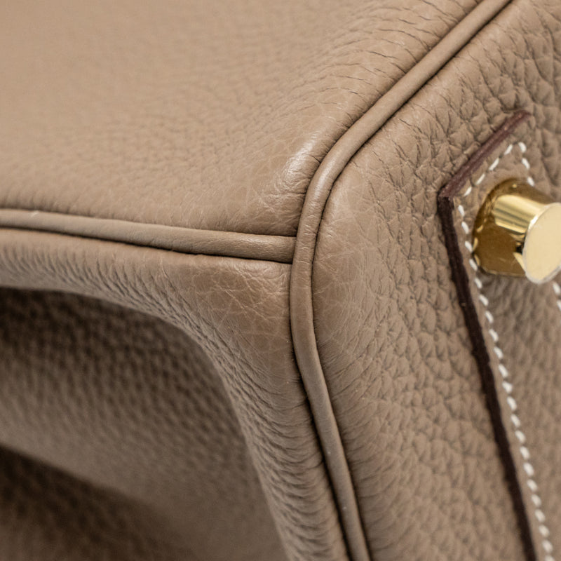 Hermes Birkin 25 Togo Etoupe GHW Stamp Z