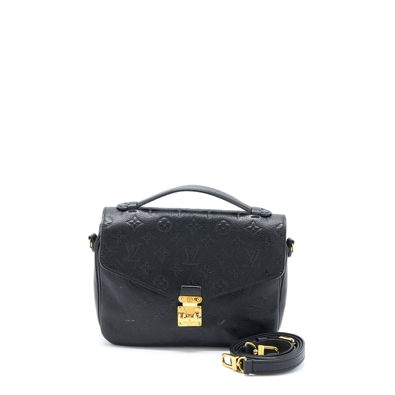 Louis Vuitton Pochette Metis Handbag in Empreinte Noir Full Review