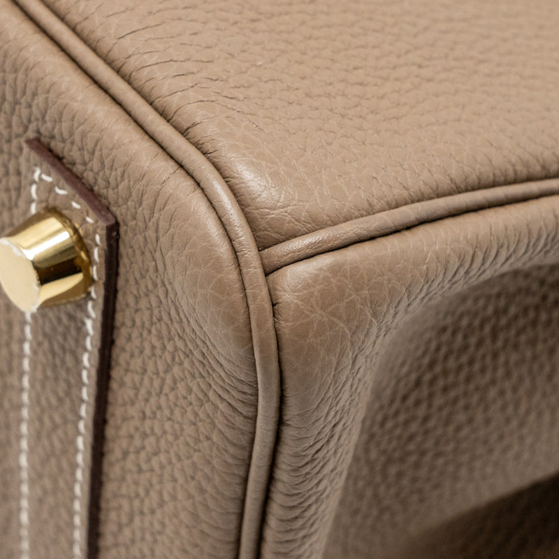 Hermes Birkin 25 Togo Etoupe GHW Stamp Z