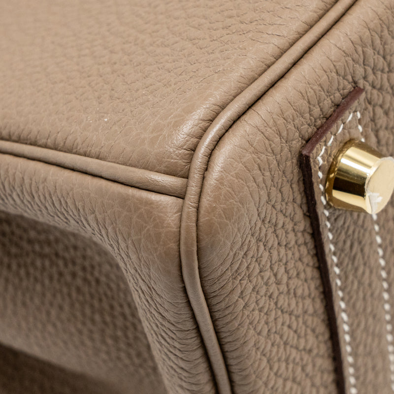 Hermes Birkin 25 Togo Etoupe GHW Stamp Z