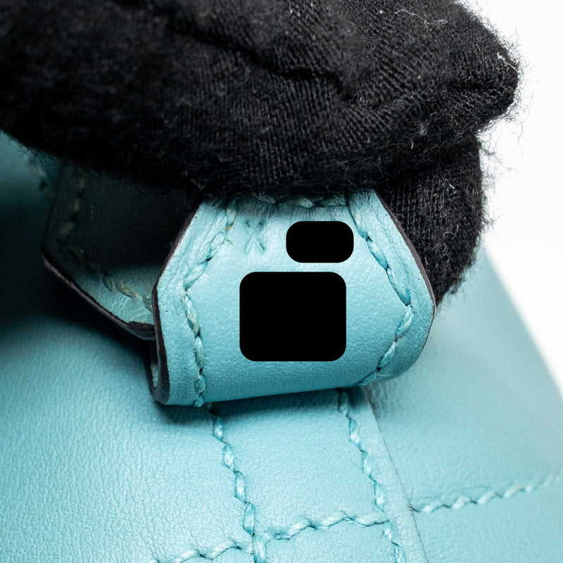 Hermes Bolide 27 Swift Blue Atoll SHW Stamp X