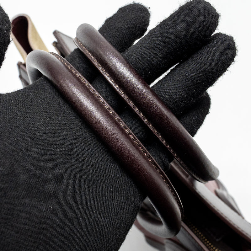 Celine Micro luggage bag leather multicolor