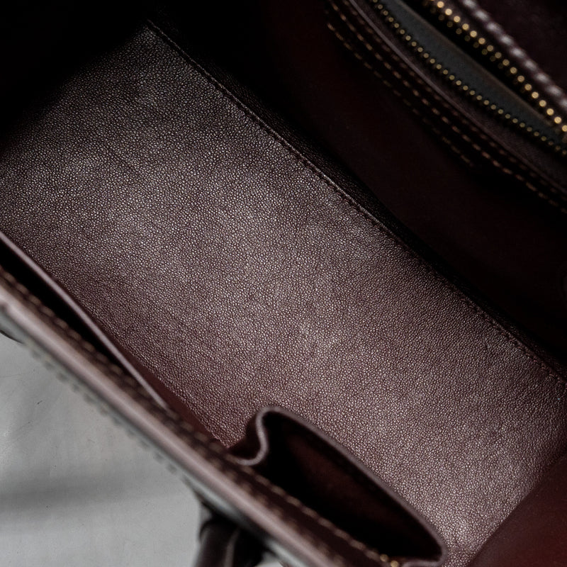 Celine Micro luggage bag leather multicolor