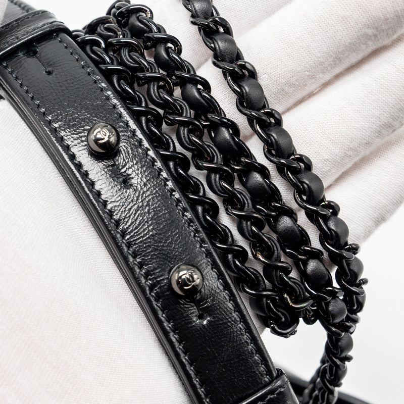 Chanel Small Gabrielle Hobo Bag Aged Calfskin So Black