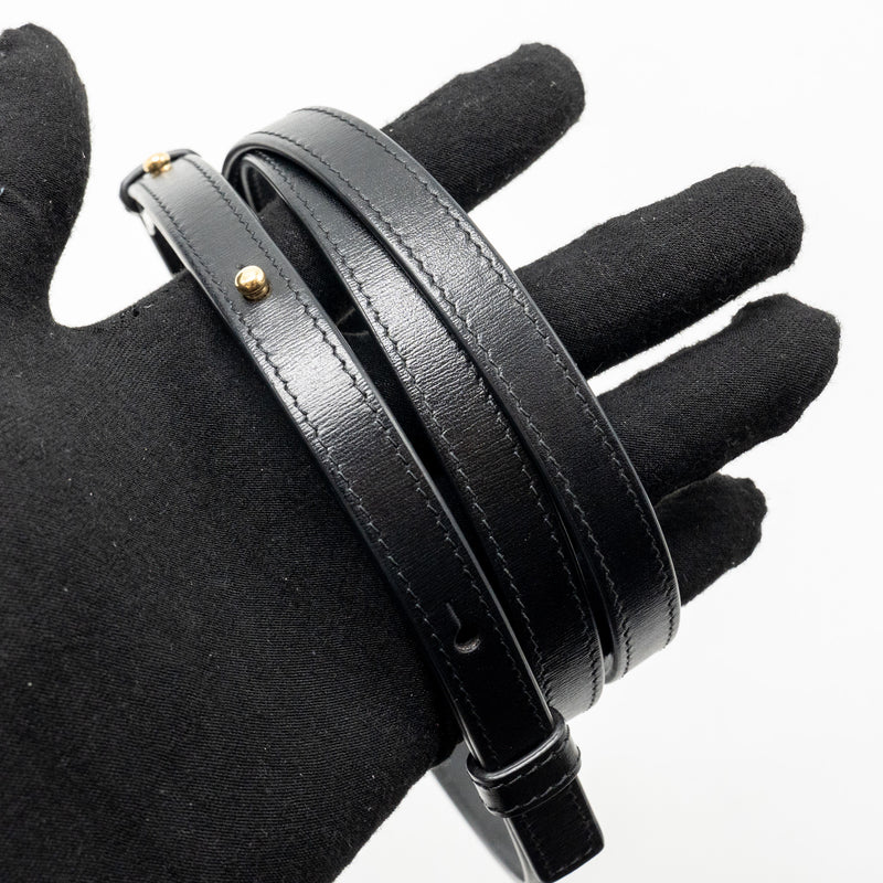 Celine Mini Claude calfskin black GHW