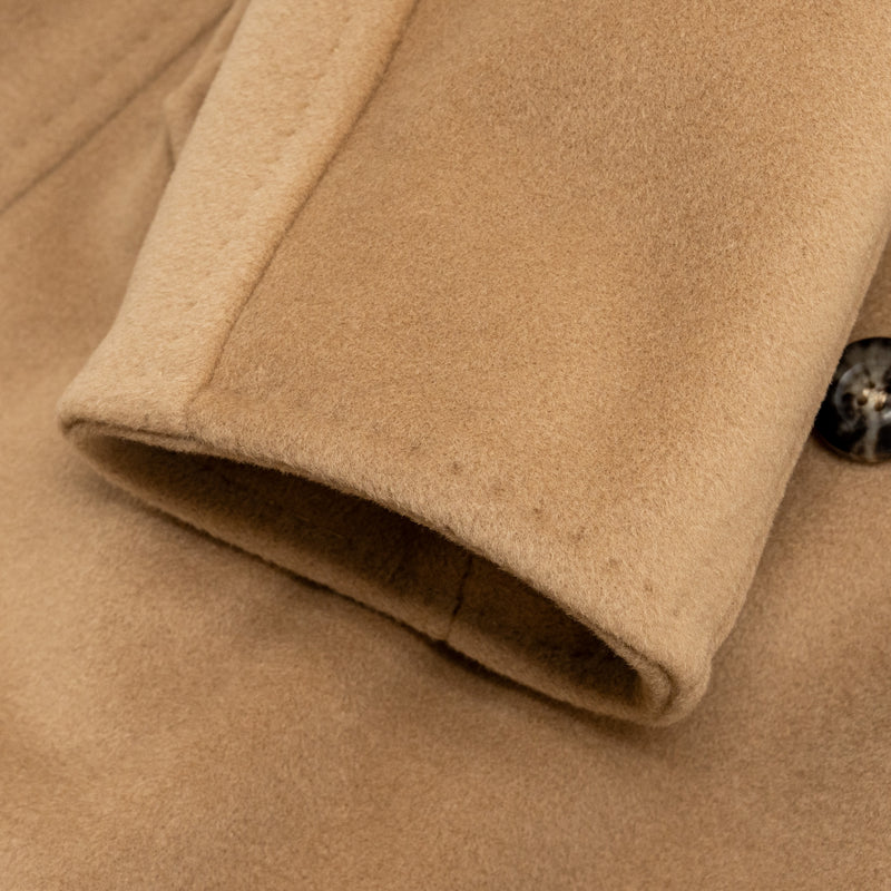 Maxmara Size 38 Long Icon Coat Ecru Wool/Cashmere