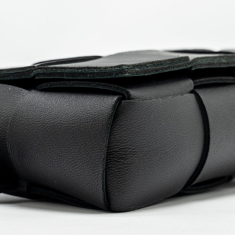 Bottega Veneta Cassette Belt Bag Lambskin Black GHW