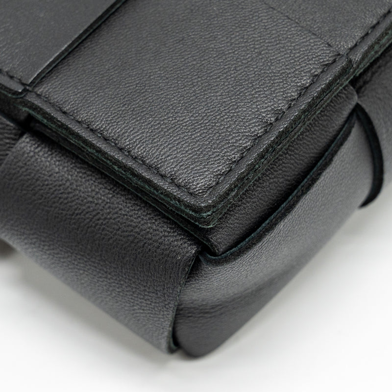 Bottega Veneta Cassette Belt Bag Lambskin Black GHW