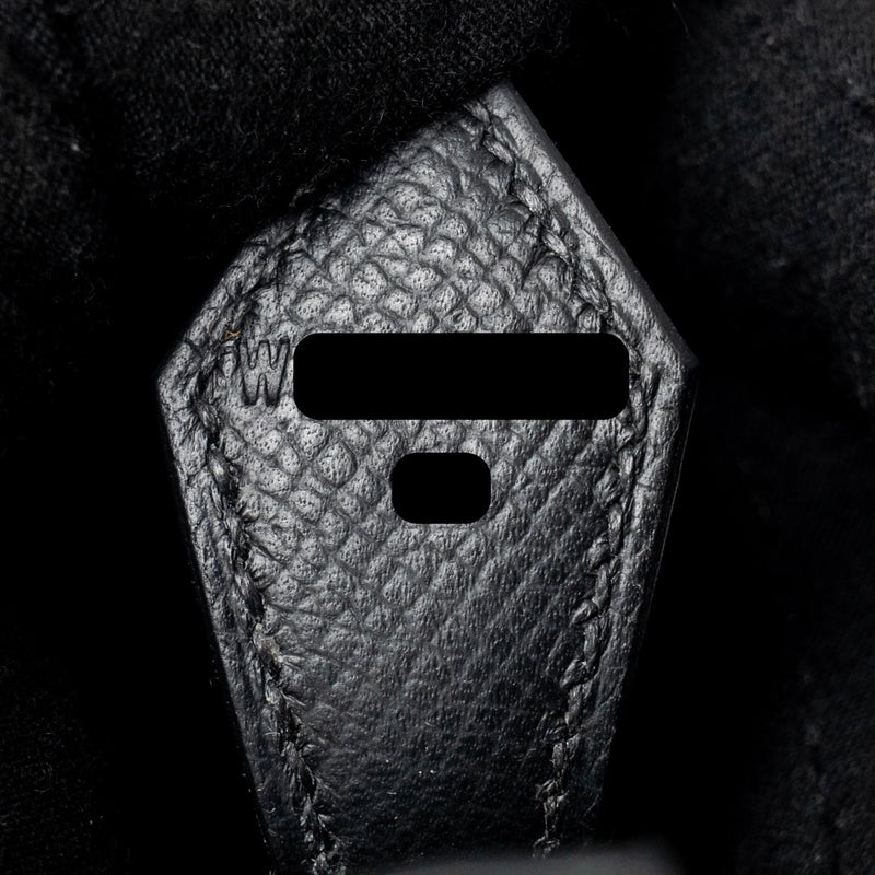 Hermes Bolide 25 epsom black GHW stamp W